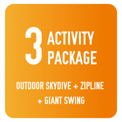 3 - Skywire, Giant Swing & Outdoor Skydive Voucher